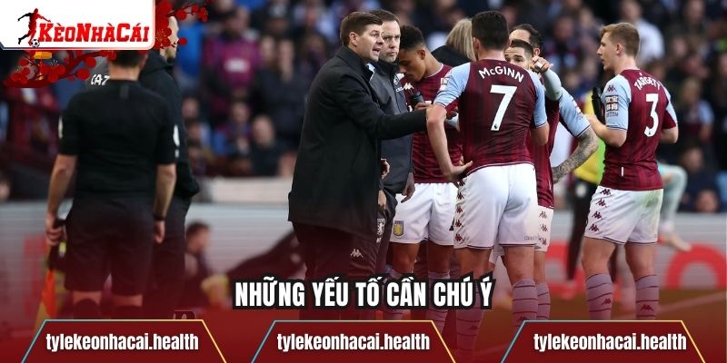 Những yếu tố cần chú ý