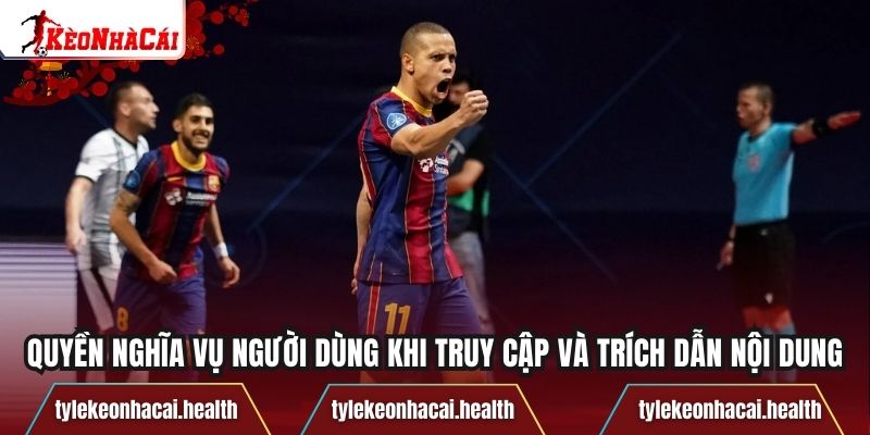 Quyền nghĩa vụ người dùng khi truy cập và trích dẫn nội dung